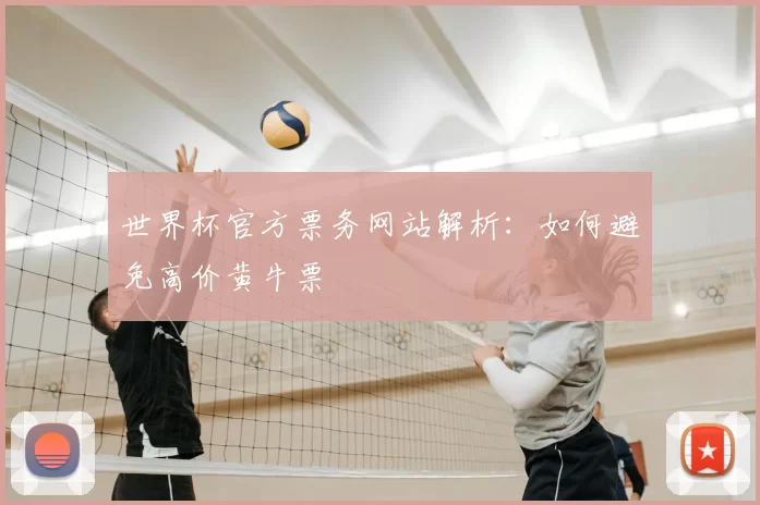 世界杯官方票务网站解析:如何避免高价黄牛票